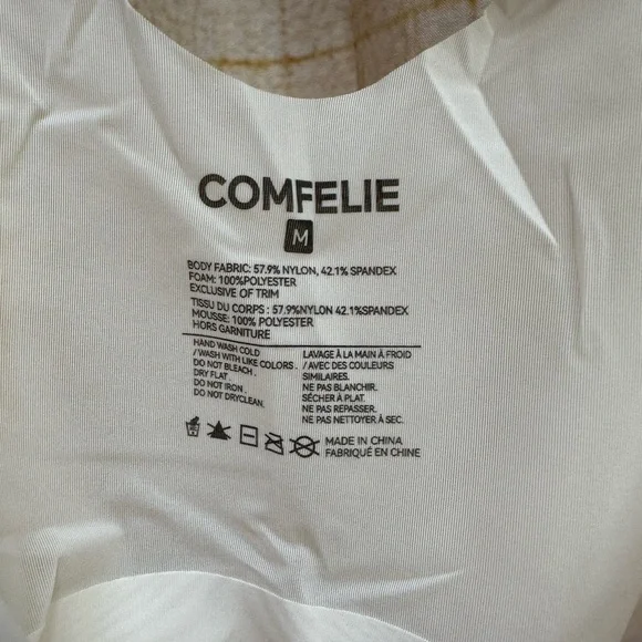 Comfelie Seamless Wireless Cream Bra - Picture 4 of 10